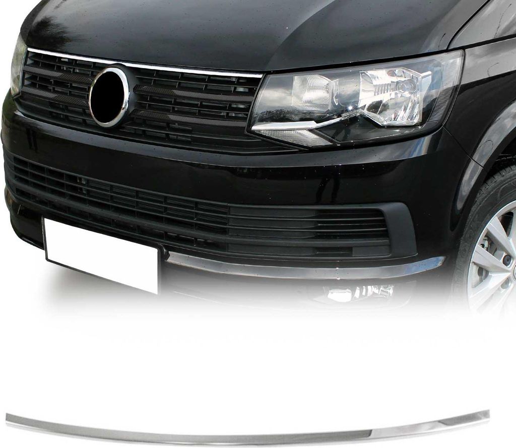 Kühlergrill Grillleisten für VW T6 Transporter alle 2015-2019 Chrom Silber
