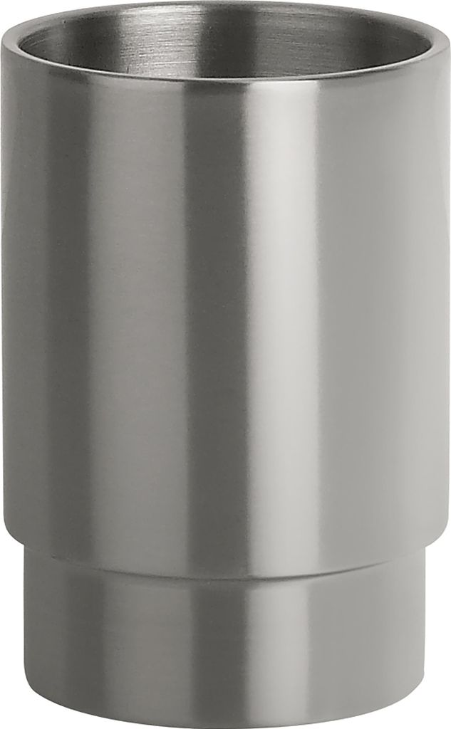Spirella Zahnputzbecher Zahnbürstenhalter Nyo Steel 6,5x9,5 Produktbild 