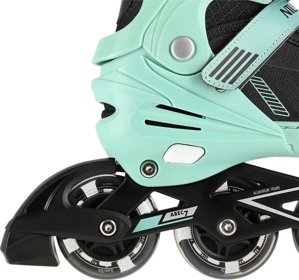 Patins à roulettes alignées Mint LED avec roues High-Rebound taille L