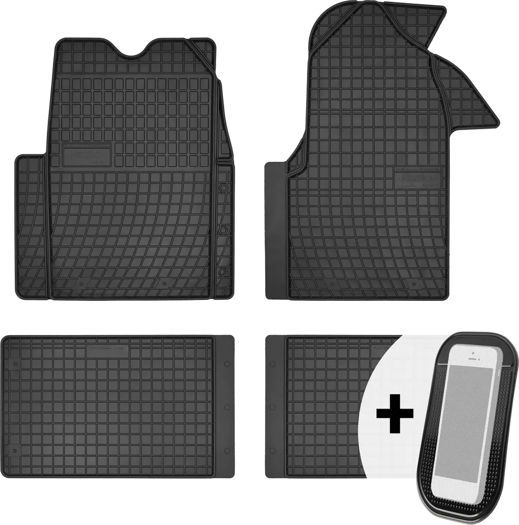 Set Tappeti in Gomma Renault Master II 1998-2010 - Protezione 4 Pezzi
