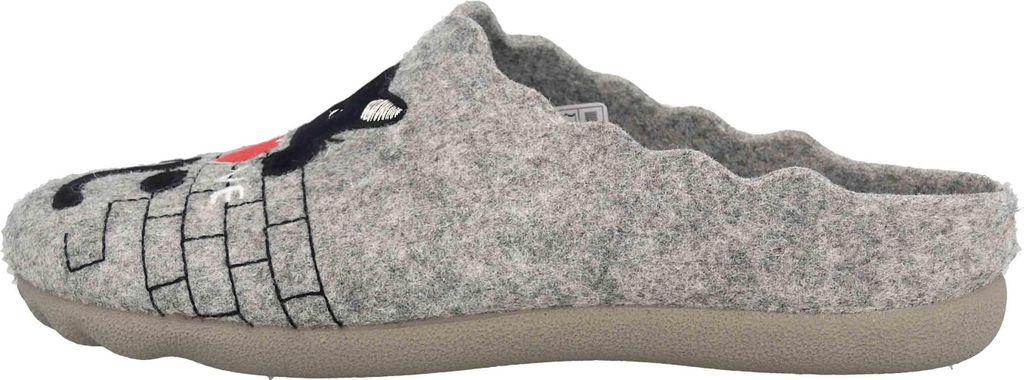 MayBe Clogs & Hausschuhe in Übergrößen Grau MB65489 große Damenschuhe