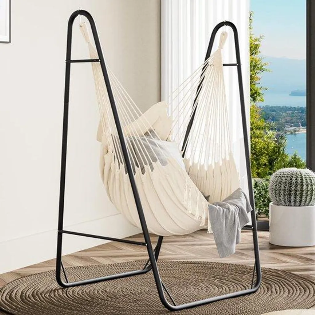 Tente de terrasse en acier anti-UV avec balancelle et coffre de côté