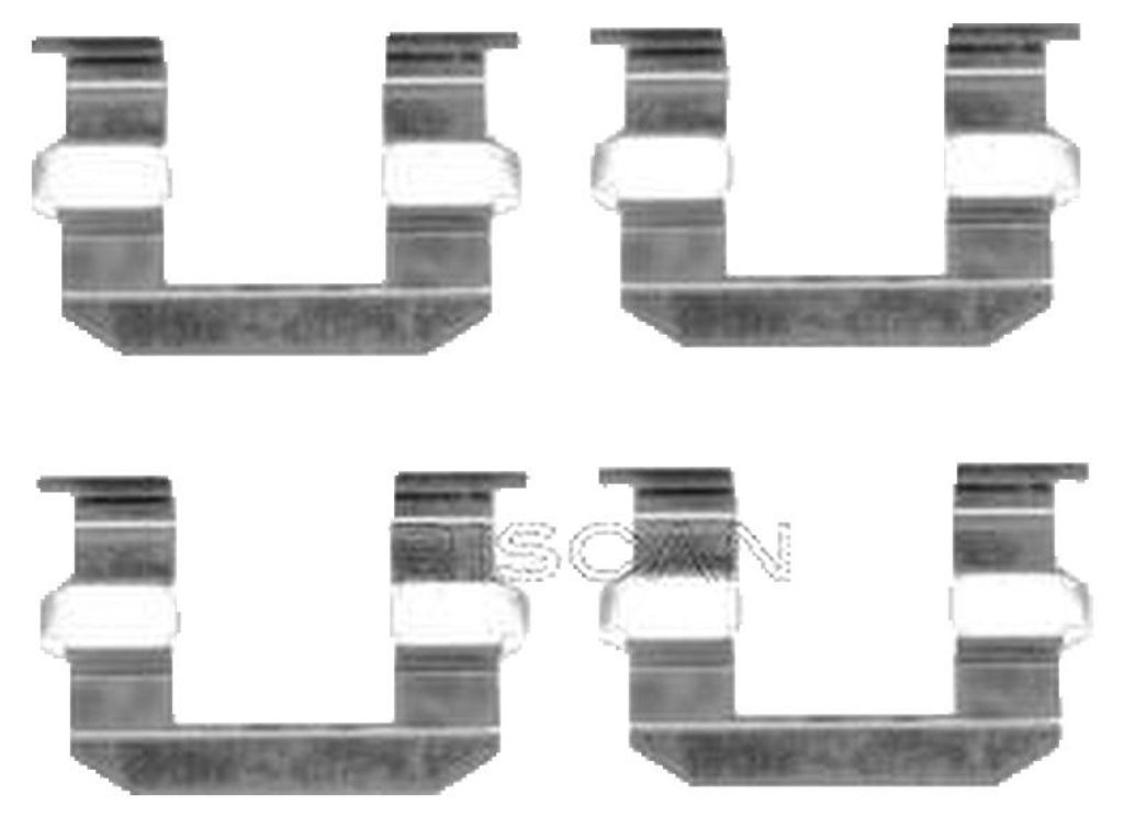 Zubehörsatz Scheibenbremsbelag TRISCAN IAM-Expertise für u.a. HYUNDAI H-1