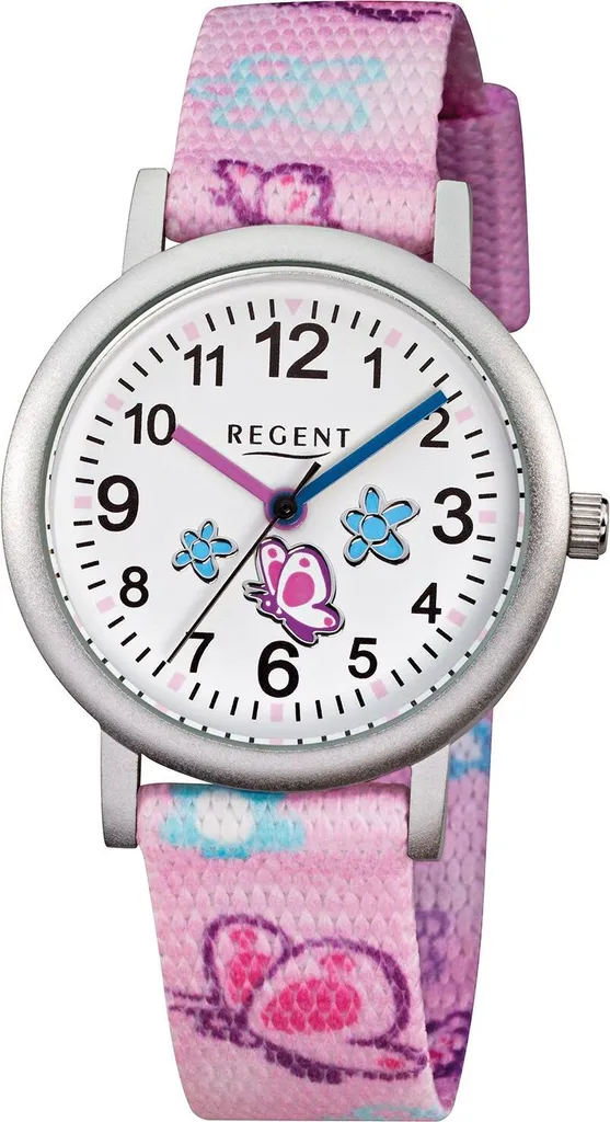Montre Bracelet Enfant Regent F-491 - Modèle Analogique avec Cadran Clair