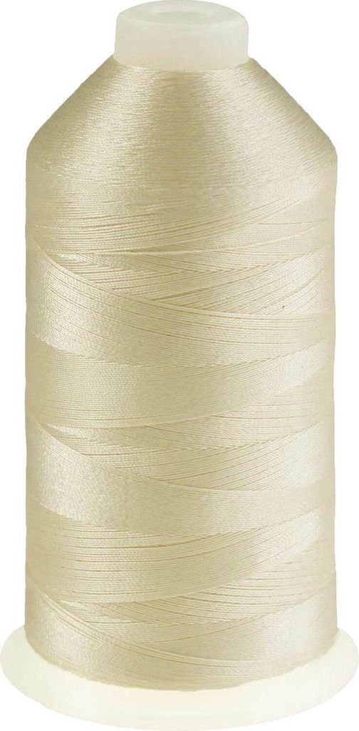 3000m Nähgarn Polyester 210D/2 UV-beständig Sattlergarn Jeansgarn Ledergarn 13 Farben erhältlich, Farbe:103 creme