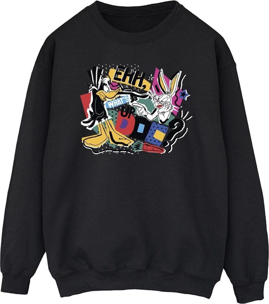 Looney Tunes - "What's Up Doc" Sweatshirt für Herren BI34403 (XXL) (Schwarz)