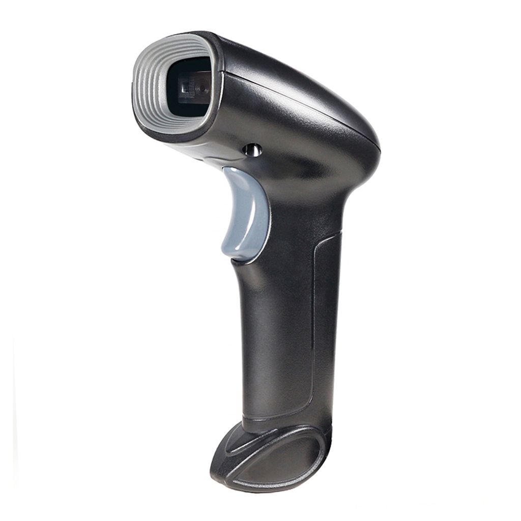 BISFICE USB-Barcode-Scanner 1D-Handheld-Barcode-Lesegeraet mit Kabel, unterstuetzt Papiercode, kompatibel mit Windows Android Linux-System fuer Sup...