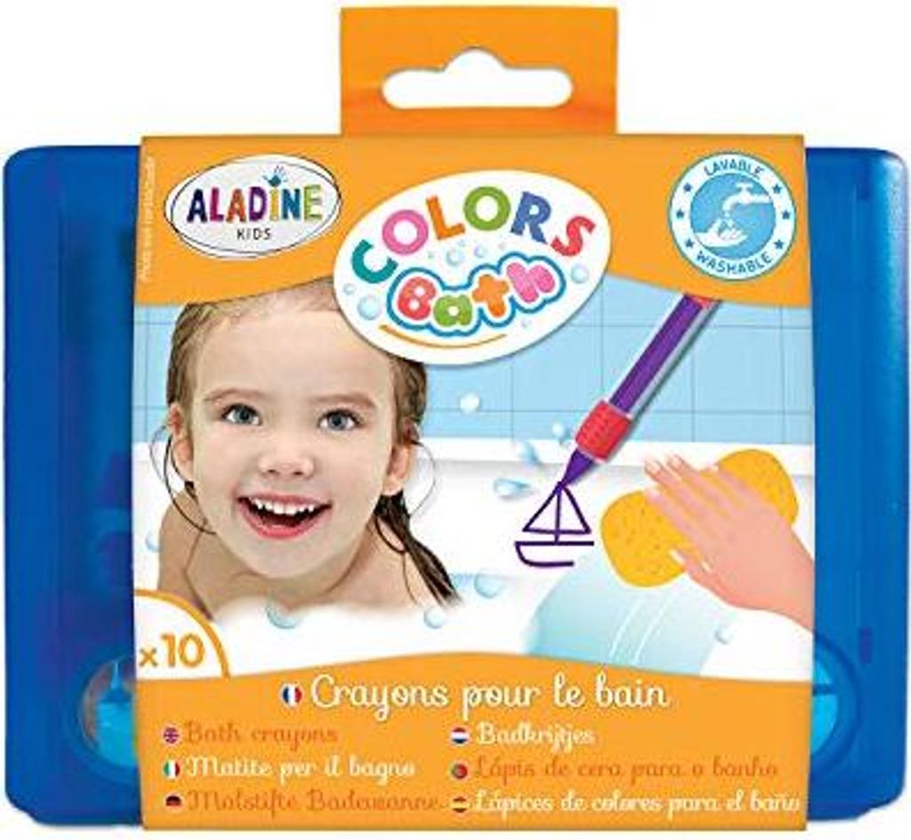 Aladine Bade-Kreidestifte für Kinder - 10 Stück in Produktbild 