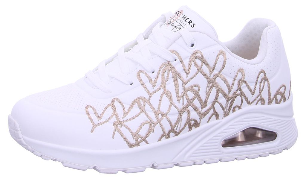 Skechers Uno Golden Heart Sneaker Weiß Produktbild 