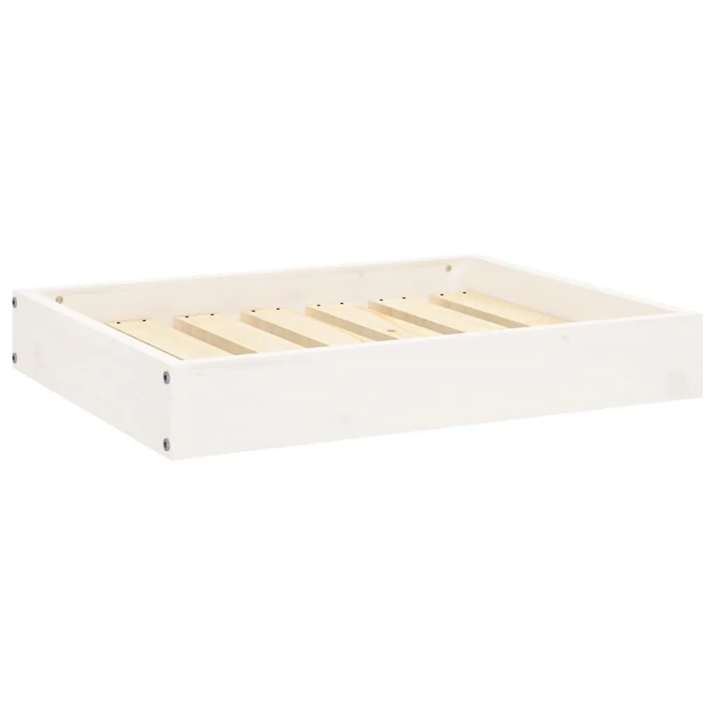 Letto Cani 61,5x49x9 cm Legno Bianco | Soluzione Eco-Friendly Urban