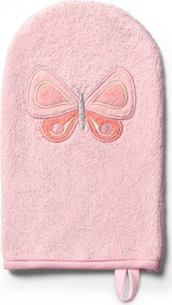 BabyOno Bambus Waschhandschuh - Rosa