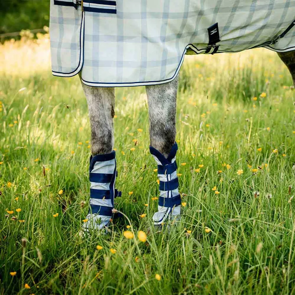 Horseware Fly Boots Newmarket Witney Navy: Stile e Comfort Full