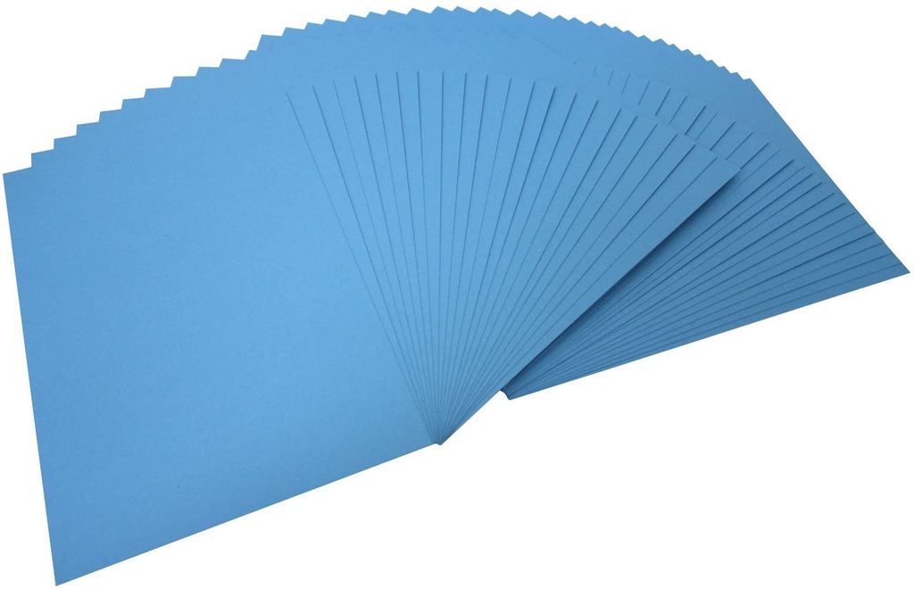 folia Tonpapier blau 130 g/qm 100 St.
