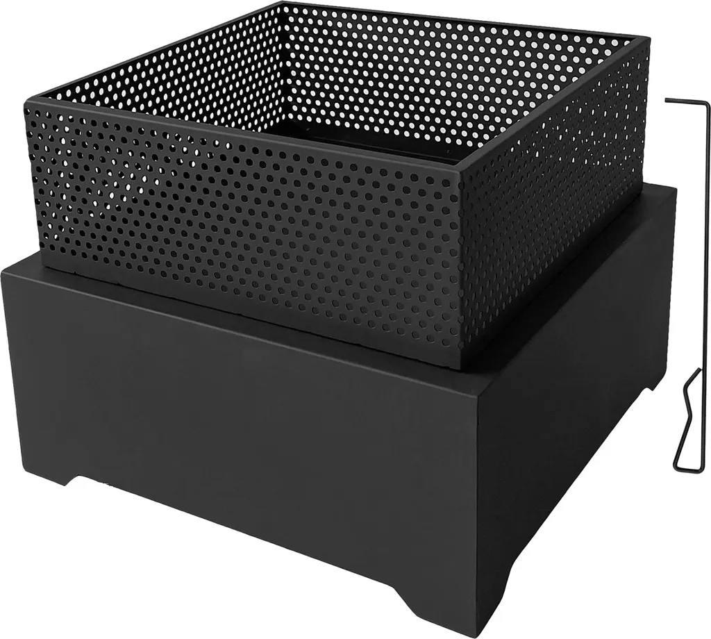 Chauffage extérieur NABBI NP4545 noir pour soirées jardin et patio