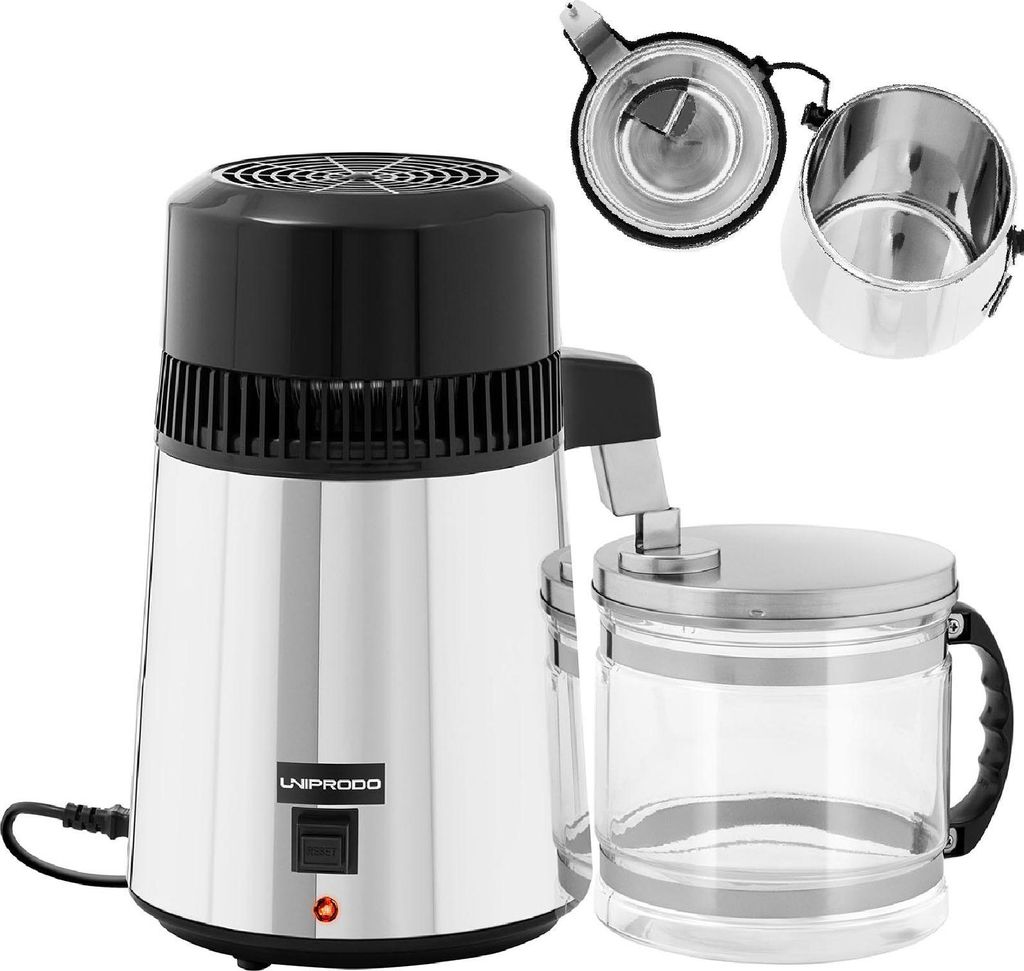 Wasserdestilliergerät mit Glaskanne 4 l Produktbild 