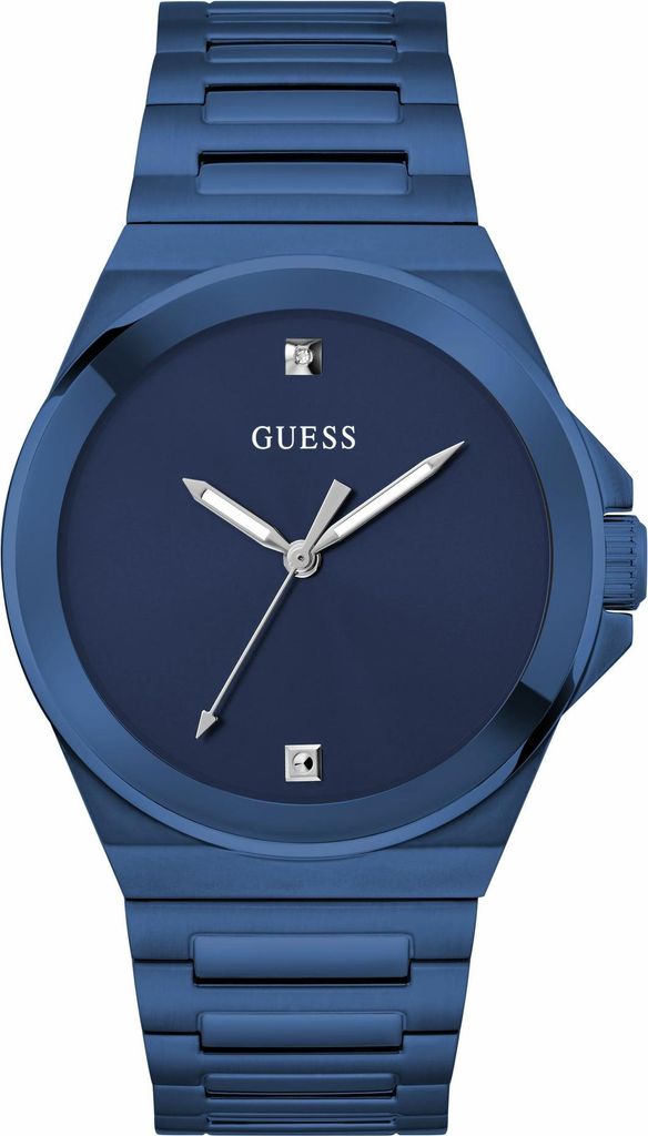 Guess Herren Armbanduhr VINYL GW0833G1 blau