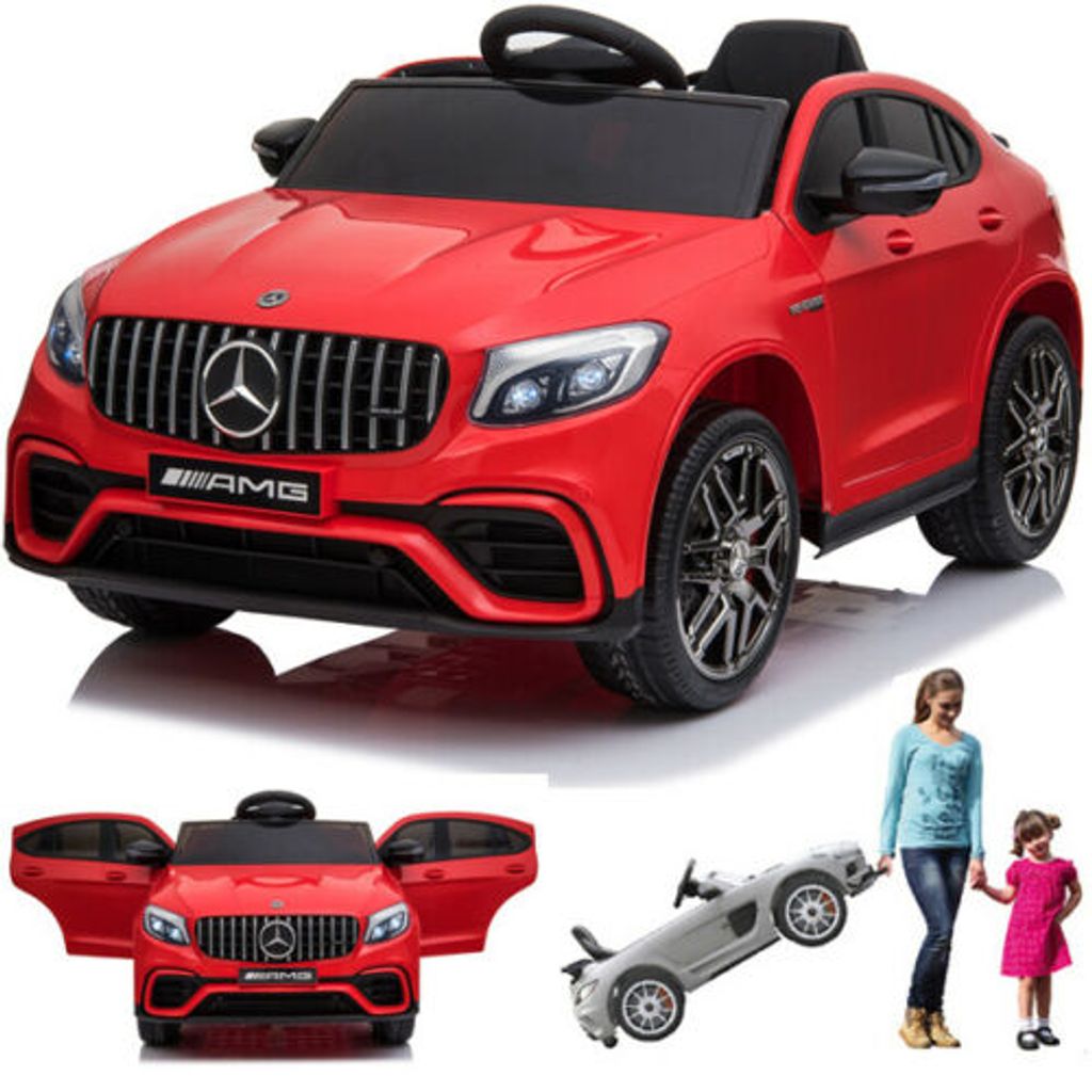 Kinderfahrzeug Mercedes GLC 63S Coupe AMG 12V Kinder Elektro Auto Kinderauto MP3 
