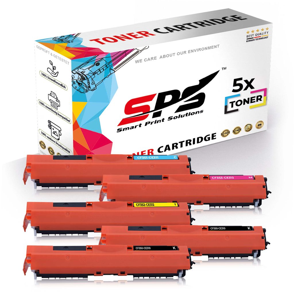 5x Toner CF350A CF351A CF352A CF353A | Kaufland.de