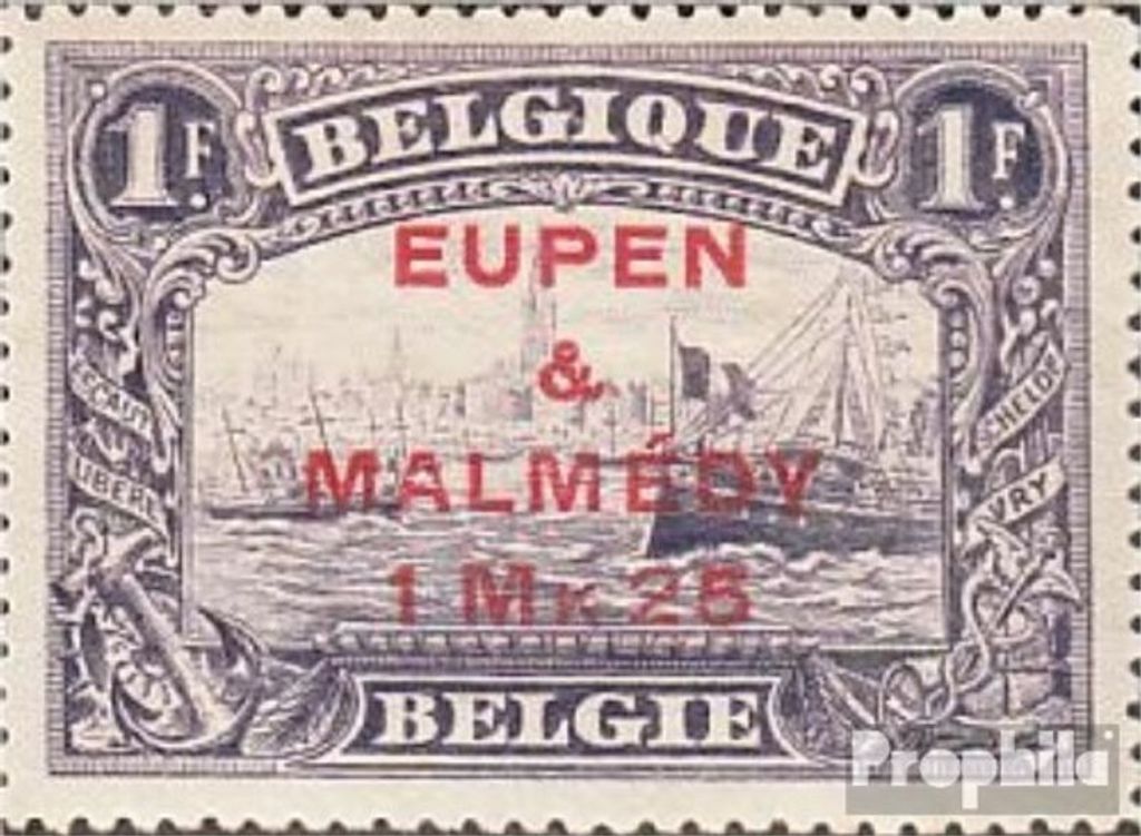 Briefmarken Belg. Post Eupen / Malmedy 1920 Mi 7 gestempelt Albert I.