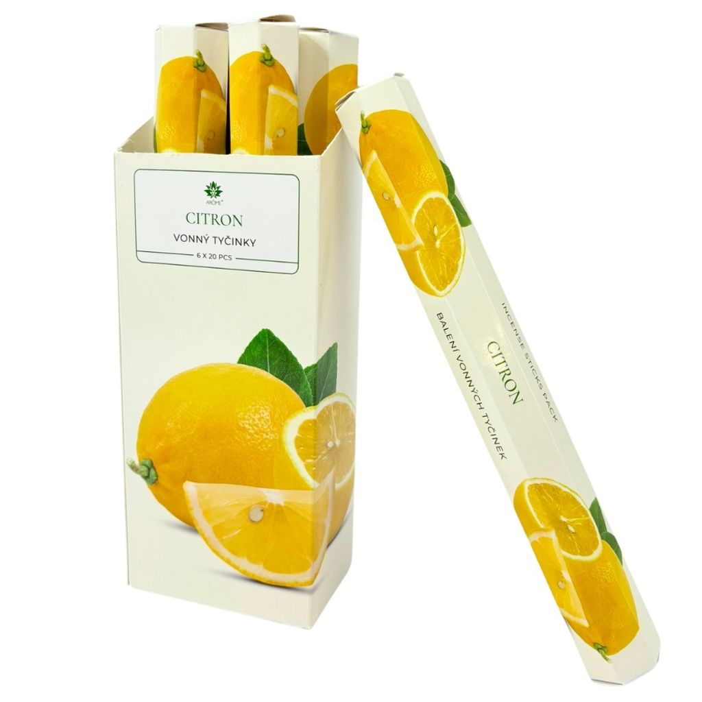 ARÔME Duftstäbchen 20 Stück Zitrone Menge: 1 Stück