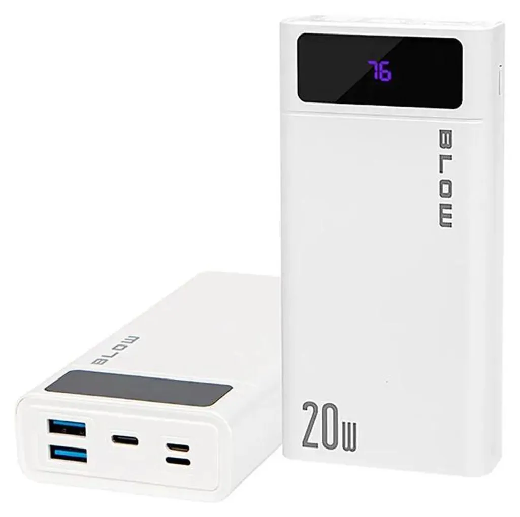 Power Bank 20000 mAh Blow PB20E Charge Rapide 20W pour Smartphones