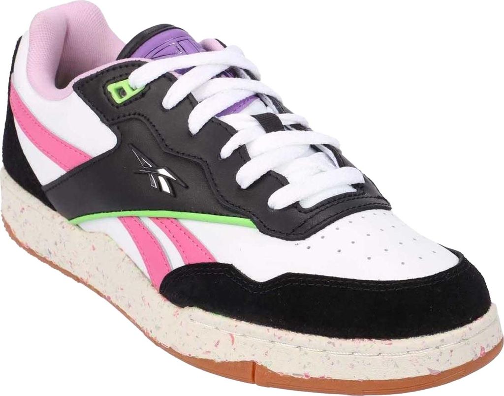 Reebok - "BB 4000 II" Sneaker für Herren/Damen Uni, Leder GT9417 (43 EU) (Schwarz/Pink)