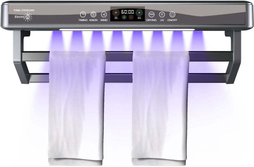 Sušák ručníků s UV sterilizátorem, do koupelny nebo Obrázek produktu 