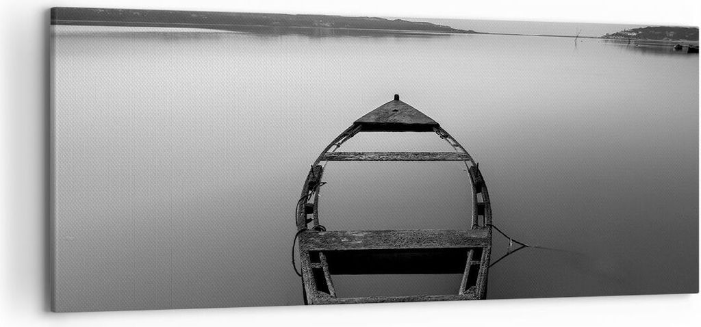 Bild auf Leinwand - Leinwandbild - Einteilig - £ódŸ Einsamkeit Leere - 120x50cm - Wand Bild - Wanddeko - Wandbilder - Leinwanddruck - Bilder - W...