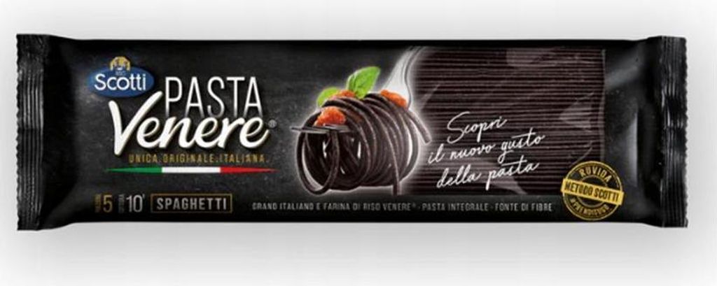 Černé špagety Riso Scotti Pasta Venere 400 g celozrnné Obrázek produktu 
