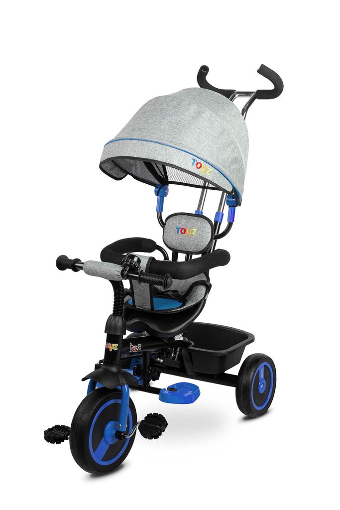 Toyz BUZZ Dreirad und Kinderwagen 2in1 - 102 x 101 x 49 cm - Marineblau