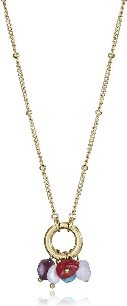 Collier en acier inoxydable doré Viceroy 14157C01019 résistant à l'eau