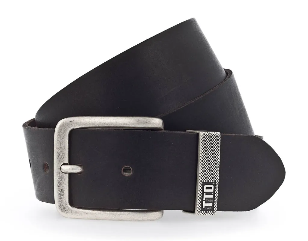 Cintura Uomo Tom Tailor in Vera Pelle Marrone Scuro 4.0 W95 | Shop Online
