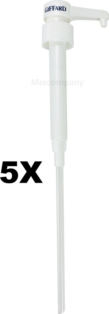 Giffard Sirup Dosierpumpe Portionierer Pumpe - 5 Stück