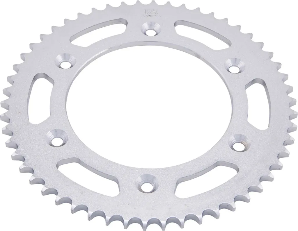 Pignon arrière moto RK 3228 en acier argenté pas 428 à 54 dents
