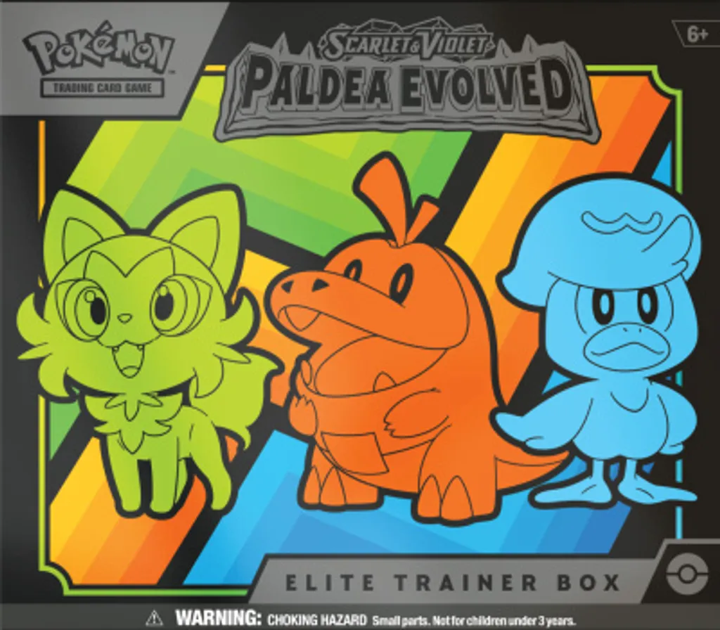 Coffret Dresseur Élite Pokémon Paldea Evolved avec 9 Boosters et Accessoires - 6