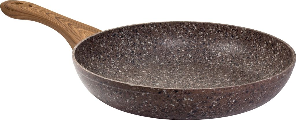STEINFURT Bratpfanne, Durchmesser: 20 cm, Aluminiumlegierung, braun