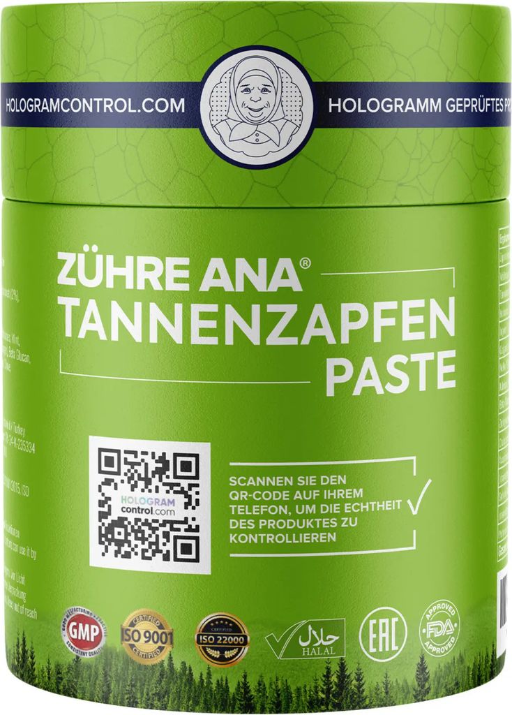 Zühre Ana | Pasta z szyszek sosny 240 g Zdjęcie produktu 