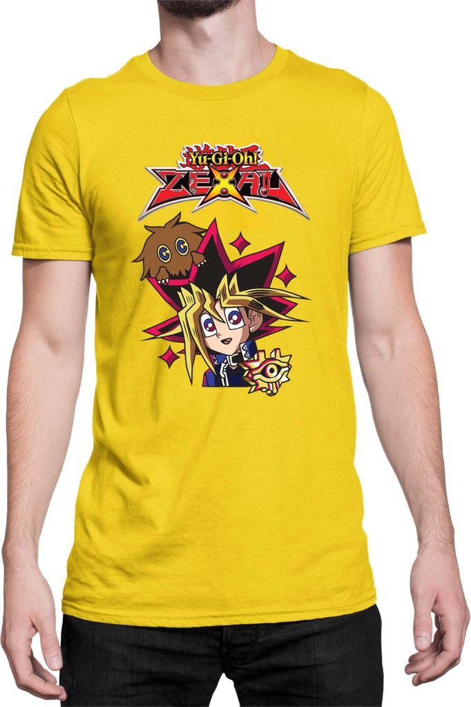 Herren T-Shirt Japan Manga Anime Comics Yu Gi 021, Man S / Gelb