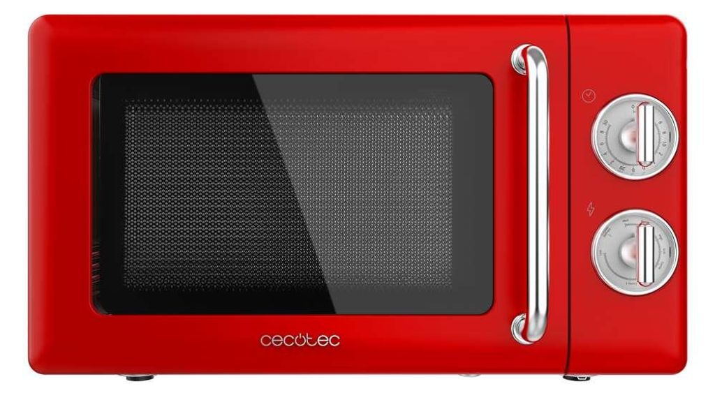 Cecotec Grill Mikrowelle Proclean 3110 Retro Red Produktbild 