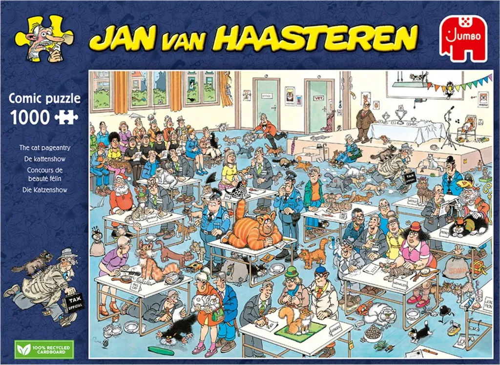 Puzzle Jan Van Haasteren Cat Show 1000p - Finition haute qualité Pro - 3