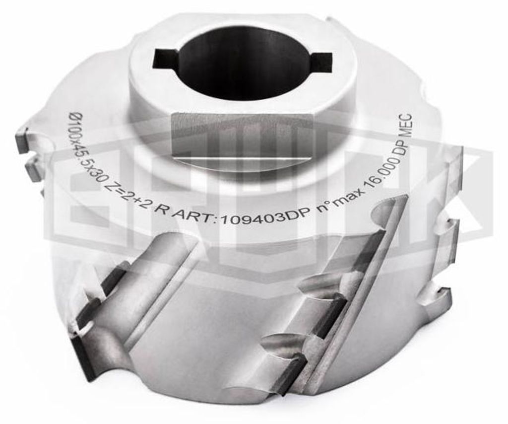 Brück DP-Fügefräser 100 x 45,5 (61) x 30 mm Z2+2 links | 109413DP