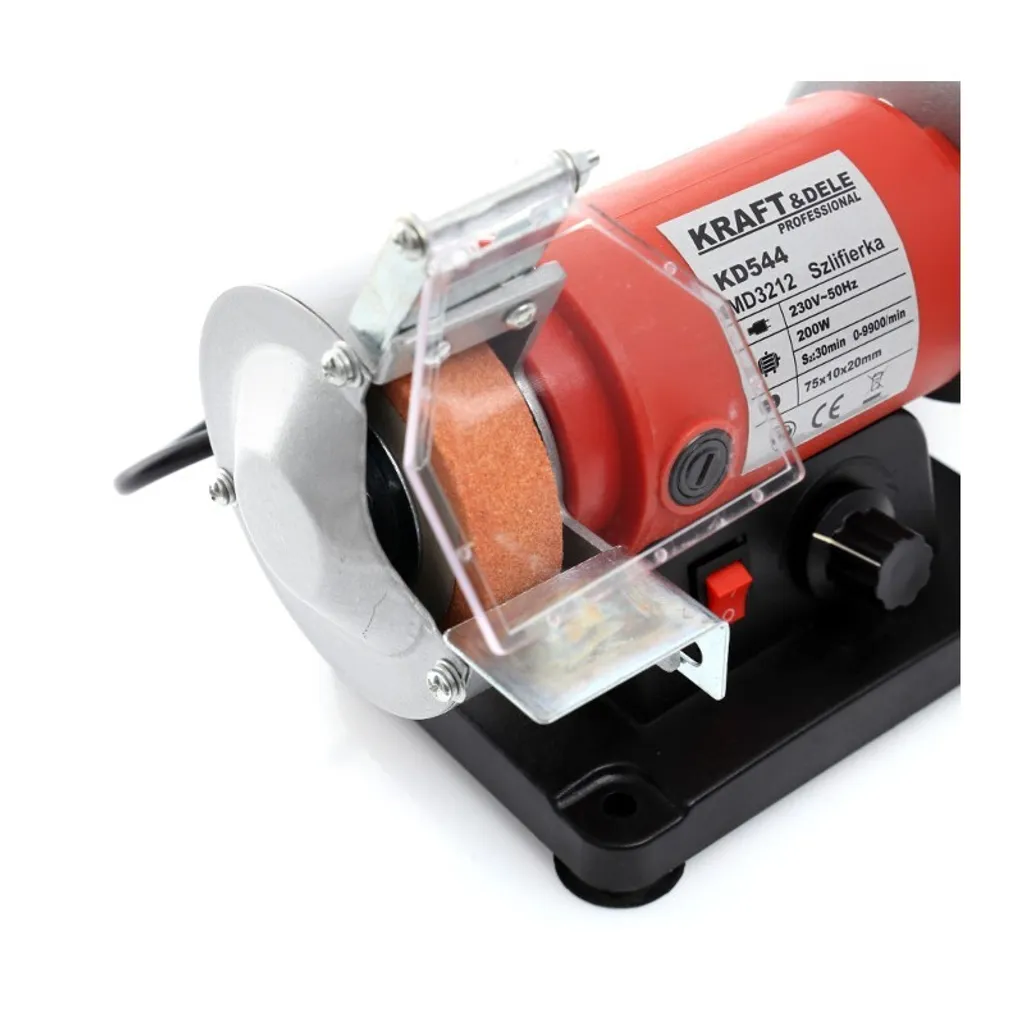 Kraft & Dele KD544 Ponceuse à double disque et ponceuse droite 200W - 6