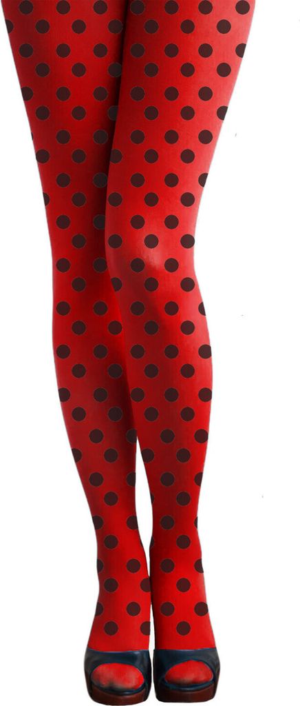 Oblique Unique y Strumpfhose für Damen mit Punkten Produktbild 