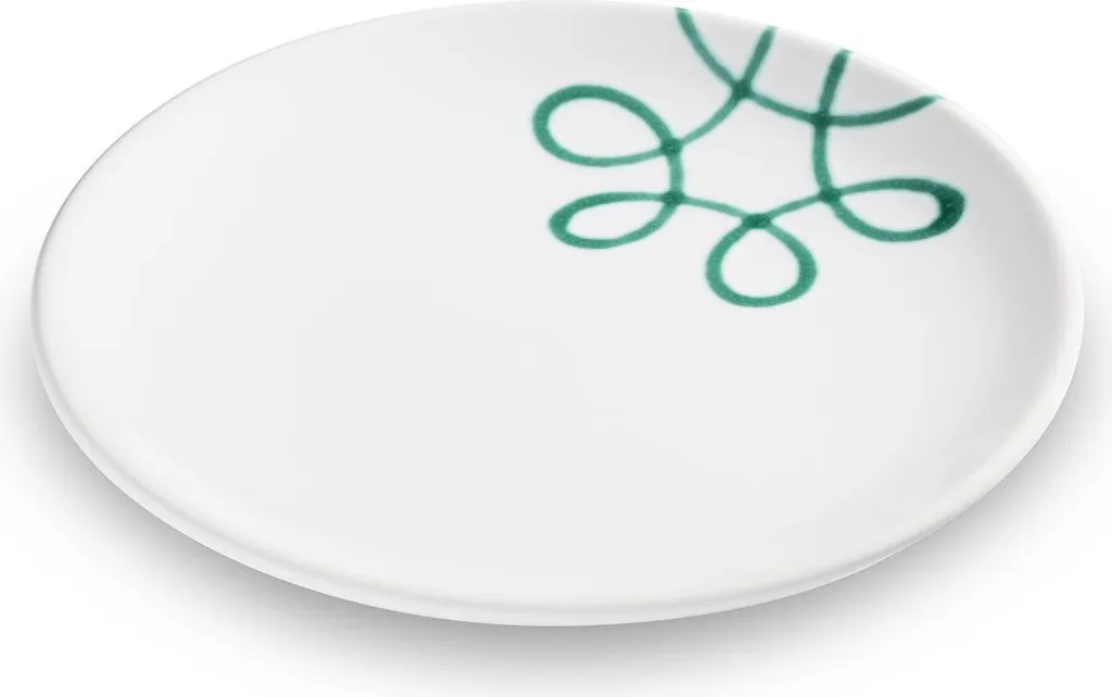 Gmundner Keramik Pur Flammé Vert Assiette à dessert Cup Ø 20cm Autriche