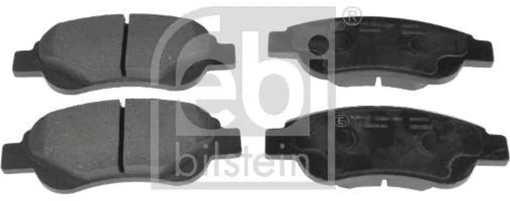 Jeu de plaquettes FEBI 16589 haute performance OE E172283 pour Peugeot