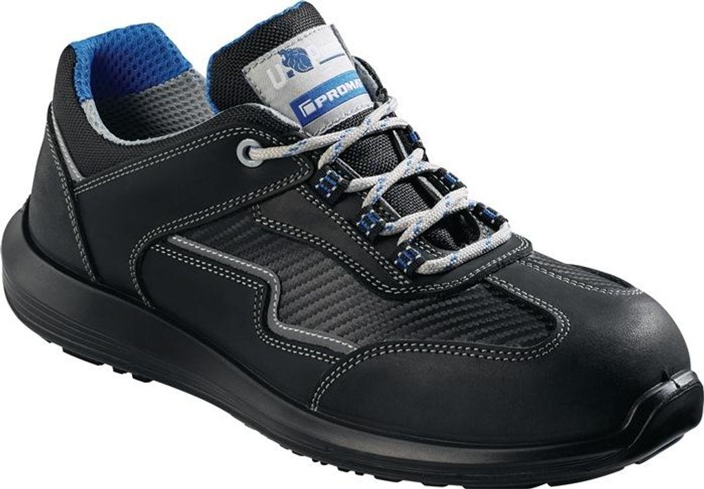 Sicherheitsschuh Rügen Gr.44 schwarz Leder S3 SRC EN20345 PROMAT