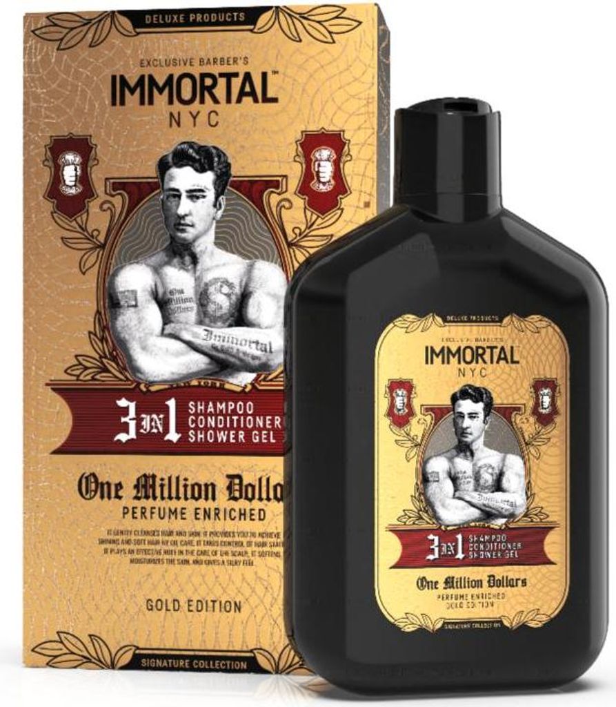 IMMORTAL Shampoo 3in1 Eine Million Dollar - 500ml