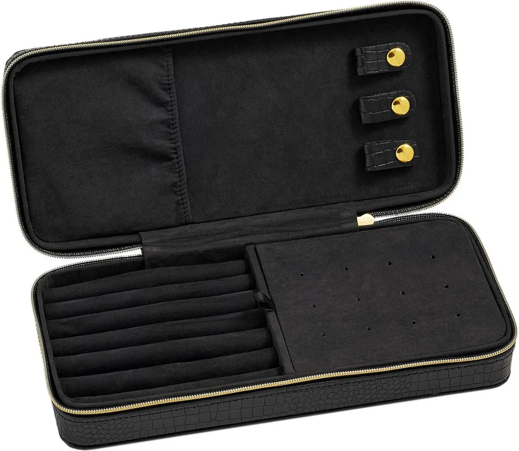 Boîte à bijoux Longue Estella Bartlett Noire : Écrin de Rangement Chic