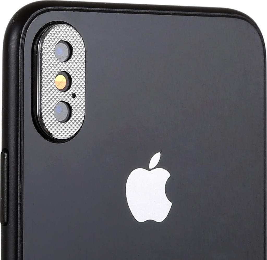 Kamera Cam Schutz Protection Ring für Apple iPhone XS Max 6.5 Zoll Silber 2Pcs