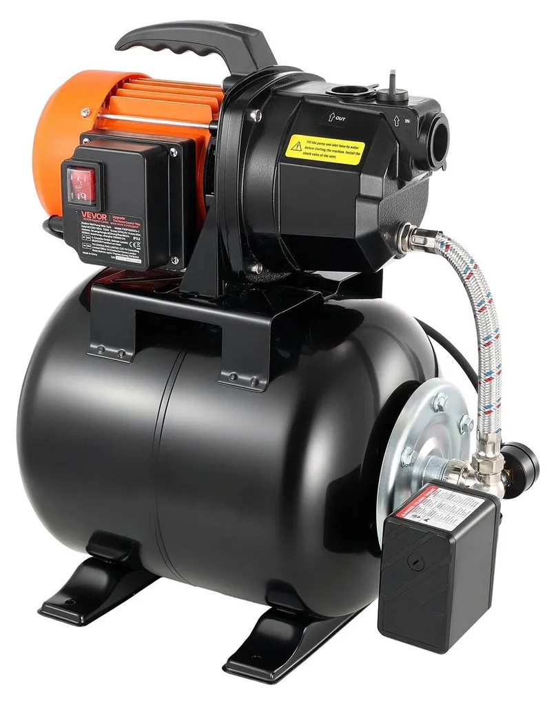 Résoudre les problèmes de pression d'eau avec cette pompe 1 HP et 19L